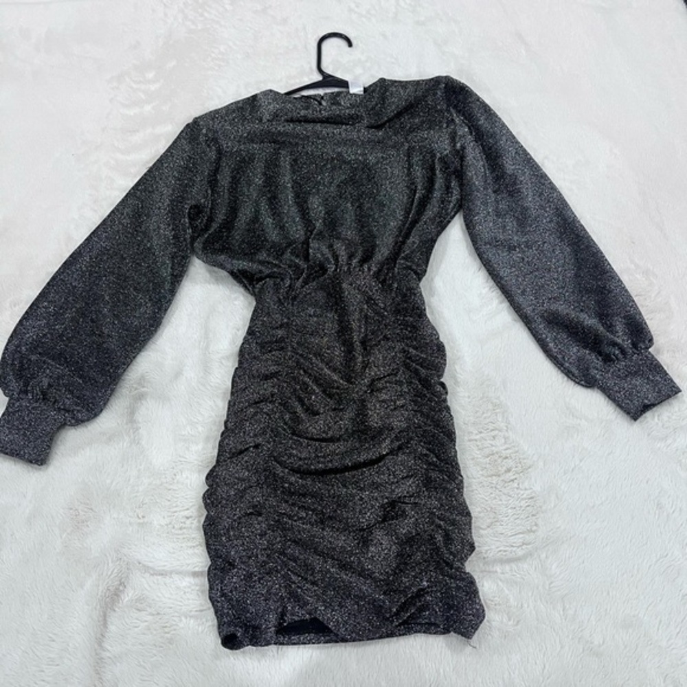 Black mini dress